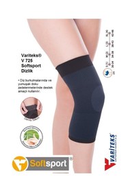 Resim Elastik örme menisküs dizlik softsport 725 