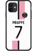 Resim tasarlabana Iphone 12 Mını Parıs Saınt Germaın Beyaz Mbappe 2021 Forma 2021 