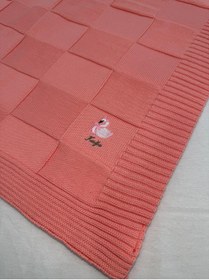 Resim belpa Kuğu Concept Triko Bebek Battaniyesi %100 Pamuklu,Kız Bebek Erkek Bebek Battaniyesi,Kalın Triko Bebek Battaniyesi 