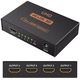 Resim Taplin 4 Port Hdmi Çoğaltıcı 4k Hdmı Splitter 1 Giriş 4 Çıkış Hdmi Çoklayıcı 4 Ekran Full Ultra Hd 