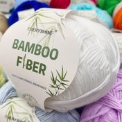Resim 6 adet Yumuşak Bambu Elyaf İplik, Tığ İle Yapım, Örgü T-shirt'ler, Şal'lar, Atkı'lar, Kazaklar, Ceketler, Şapkalar, Hırkalar, Aksesuarlar ve El Sanatları Bahar, Yaz, Sonbahar için Uygun 300g Toplam 