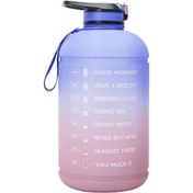 Resim HİVA Sportauto Bpa Free 3.78L Spor Su Şişesi - Mavi / Pembe 