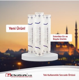Resim Renasan Tek Kullanımlık Seccade Örtüsü 50 x 120 CM 6 Rulo 