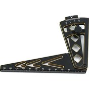 Resim Alüminyum Tekerlek Ölçüm Çubuğu Bjm383 - 21x8x3cm Boyutlu, 75g Ağırlıkta Ölçme Aracı 
