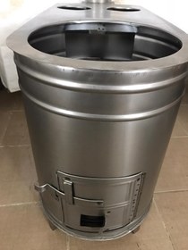 Resim Kaya Soba, Fırınlı Sac Kovalı Bahçe Tipi Kuzine Soba 