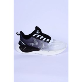 Resim Hummel 900483 Bolt Fileli Faylon Taban Renk Geçişli Esnek Rahat Taban Beyaz Günlük Erkek Spor Ayakkabı 