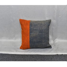 Resim Zehra Abla Halı Yeni El Dokuma Patchwork Kırkyama Dekoratif Kilim Kırlent Yastık Kılıfı 6454 Çok Renkli 