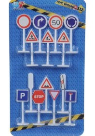 Resim Kartela Trafik İşaretleri Set 