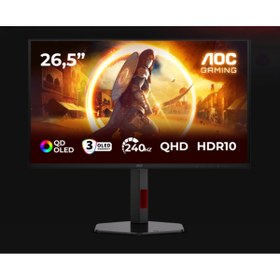 Resim Aoc Q27G4ZDR 26.5″ 0.03ms 240Hz QHD O-LED 2K Gaming Monitör 