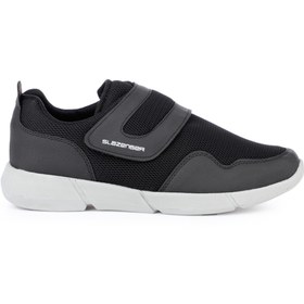 Resim Slazenger Aca Sneaker Erkek Ayakkabı Siyah / K.Gri 