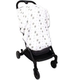 Resim Sevi Bebe 488 Çok Fonksiyonlu Organik Müslin Örtü 95 X 85 Cm Gri 