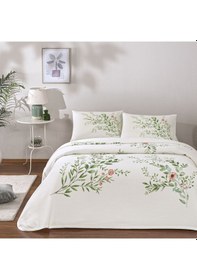 Resim Taç Baskılı Bloomy Tek Kişilik Pike Takımı Yeşil 000000001000049771 Yeşil 