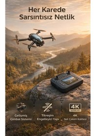 Resim Uzaktan Kumandalı Gps Destekli Drone - Engel Tanıma Ve Otomatik Eve Dönüş Özellikli 