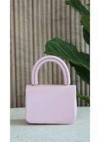 Resim Mini Pudra Pembe Çapraz Askılı Ve El Çantası Helen - Kadın Pembe 