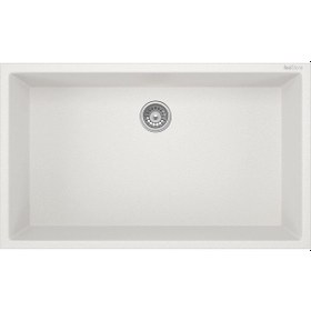 Resim Real Gordion 76 Granit Eviye K013 Beyaz 70.5 x 39 CM Tezgah Altı 
