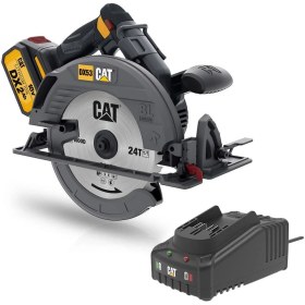 Resim Cat DX53BC 18 Volt 2.0 Ah Li-Ion 185 mm Tek Akülü Kömürsüz Profesyonel Daire Testere 