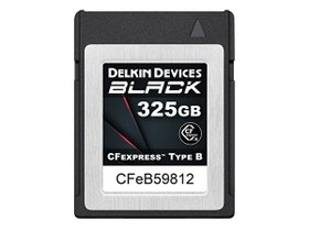 Resim Delkin Devices CFexpress 325 GB Type-B Siyah Hafıza Kartı 