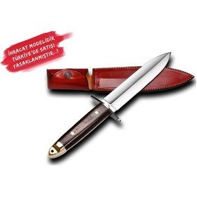 Resim Bora 510 W Sakana Wenge Saplı Bıçak Kahverengi - Gümüş 