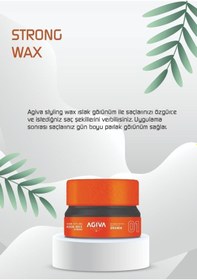 Resim Agiva Wax 155 Ml 01 Strong Turuncu 