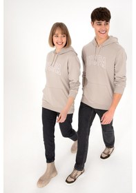Resim U.S. Polo Assn. Erkek Regular Fit Kapüşonlu Taş Basic Sweatshirt 50295175-VR049 