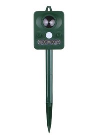 Resim Ximistore9 Güneş Enerjili Ultrasonik Hayvan Kovucu - Su Geçirmez, Hareket Sensörlü, 26 Feet Menzil 