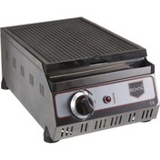 Resim Mena Rise R61 Döküm Izgara, Elektrikli, 30 Cm, Gri, Paslanmaz Çelik .. 1125545 