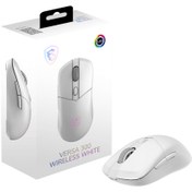 Resim MSI Versa 300 Wireless Beyaz RGB Şarjlı Optik Kablolu/Kablosuz Oyuncu Mouse 