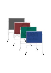 Resim Penguen 120X200 Mobil Ayaklı Çift Yüzlü Kumaşlı Pano 