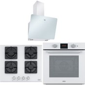 Resim Beyaz Ankastre Set (FPJ 615 V WH A/600 - FHNS 604 4G WH C - FSL 86 H WH) Franke