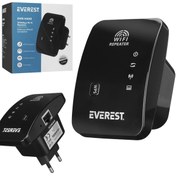 Resim Everest KABLO ShopZumSUZ MENZİL GENİŞLETİCİ WIFI 300 MBPS REPEATER EVEREST EWR-N300 