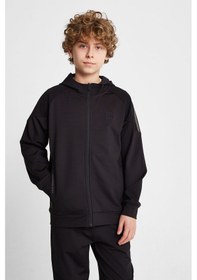 Resim Lescon Çocuk Fermuarlı Kapüşonlu Sweatshirt 25n-3117 Siyah 