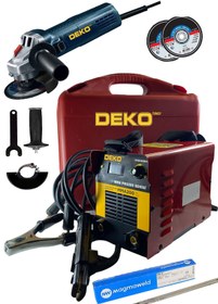 Resim DEKO TURKEY Dkt201ht Çift Kartlı Ultrasuper Invertör Kaynak Makinesi 201 Amper + Taşlama Hediyeli 2 Yıl Garanti 