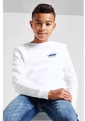 Resim Leon Far Baskılı Unisex Çocuk Beyaz Sweatshirt 