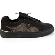 Resim Bambi Siyah Haki Hakiki Deri Erkek Sneaker E01011036501 