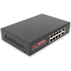 Resim Wellbox 8+2 Poe Swıtch 8port +2 Uplink 100MBIT 