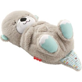 Resim Fisher Price Uyku Arkadaşı Su Samuru, Nefes Alıp Verir Gibi Hareket Eden Pelüş Bebek Oyuncağı Fxc66 