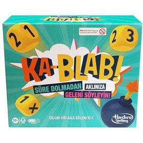 Resim Hasbro Ka-Blab! Eğlenceli Aile ve Kutu Oyunu (Türkçe Versiyon) F2562 
