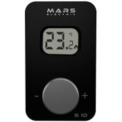 Resim Mars S10 Kablosuz Dijital Oda Termostatı Siyah 