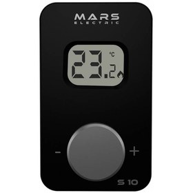 Resim Mars S10 Kablosuz Dijital Oda Termostatı Siyah 
