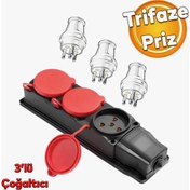 Resim AYDIN ANADOLU Aydın Anadolu Üçlü Trifaze Kauçuk Grup Priz 