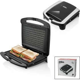 Resim Die Grup Elektrikli Tost Makinesi 2 Dilim Granit Yapışmaz Yüzey - Kilitlenebilir Kapak 750W SSM-2587 (5324) 