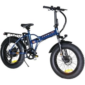 Resim Corelli Elektrikli Bisiklet Voniq 20 Jant Fat Bike Lacivert Blc 