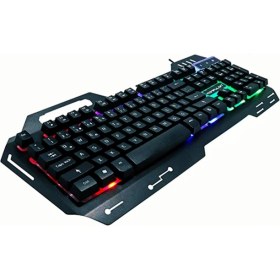 Resim Konfulon V1 Rgb Işıklı Metal Yüzey Türkçe Q Kablolu Gaming Klavye 