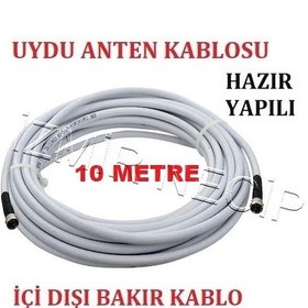 Resim Çanak Anten Lnb Uydu Cihazı Arası Kablo Üstün Sağlam 10 M 
