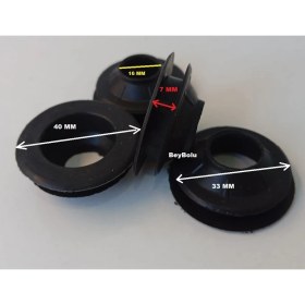 Resim FullYedek Arçelik Uyumlu Ocak Düğme Altı Sızdırmazlık Conta 4 Lü , Camlı Ocak Düğme Contası 