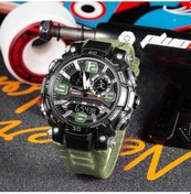 Resim Gaojunshop01 Smael Erkek Spor Dijital Alarmlı Kronometre Takvimi Şok Dayanıklı Dayanıklı Kayış Ordu Yeşili Diğer 