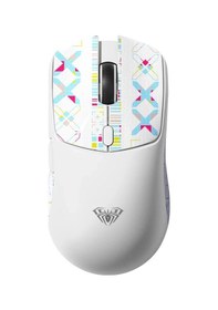 Resim Aula Sc580x Lightweight Paw3311 10000 Dpı 1000hz Beyaz Kablosuz Gaming Mouse Sc580x 