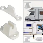 Resim 1 Adet Karavan RV Kapı Durdurucu, Elastik Tutma Kolu ile Kampçı ve Römork Mobilya Parçaları için Sınırlayıcı Kampçı Tutacağı 