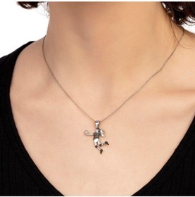 Resim Cactus Silver Voleybol Servis Kolye 925 Ayar Gümüş 