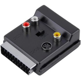 Resim Swat Scart Dişi Scart Erkek 3Rca Çevirici 